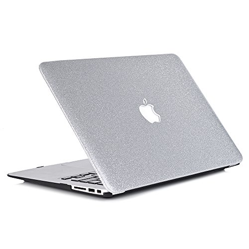 Macbook Air 13 H  lle  L2W Macbook Air 13 3 Zoll Matte Smooth Plastic Hard Shell Sparkly Serie Hartschale Schutzh  lle f  r Apple Laptop Macbook Air 1