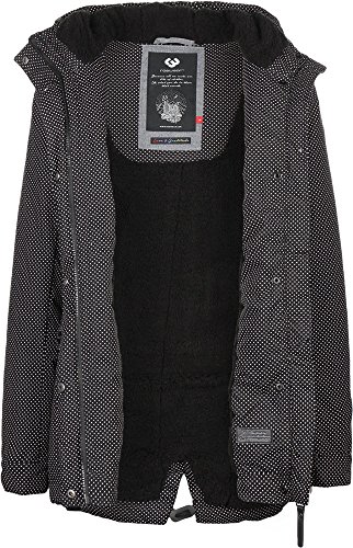 Ragwear Laika Minidots Women Jacke, Schwarz, Gr. XS - 3