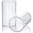 Praknu Set di 12 Vasetti Porta Spezie in Vetro da 250ml - Coperchio in