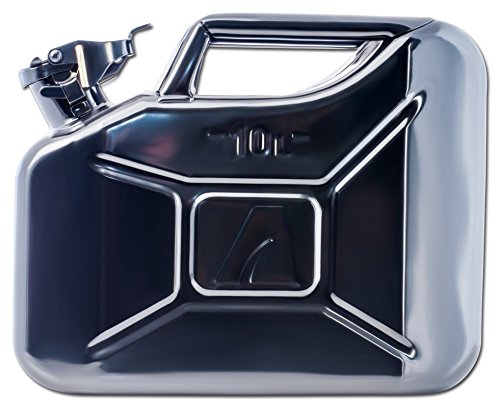 Bidon à carburant 10 L, noir, en métal Arnold 6011-X1–2001