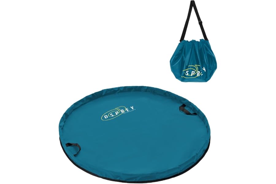 Osprey Wetsuit Changing Mat, Waterproof Outdoor Surfing Changing Bag, Folding and Water Resistant, Travel Bag, One Size