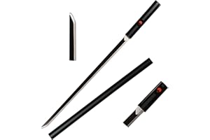 Skyward Blade Espada japonesa samurai katana, espada de anime de Sasuke, negro Kusanagi-No-Turugi sin logotipo familiar