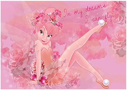 Photo Wallpaper DISNEY FAIRIES TINKERBELL CHILDREN GIRLS ROOM Wall Mural(3233VE) (416cm x 254cm (WxH))