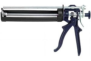 Upat Ausdrückpistole UPM AM Metall, 1 Stück. Die wirtschaftliche Metall-Ausdrückpistole für 2-Kammer-Kartuschen ermöglicht ein sauberes und portioniertes Auspressen.