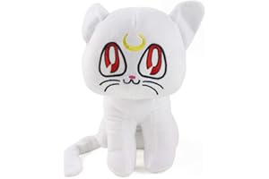 Cosplaypark Luna Diana Artemis - Muñeca o gato, peluche, accesorio Kawaii, 30 cm, color blanco