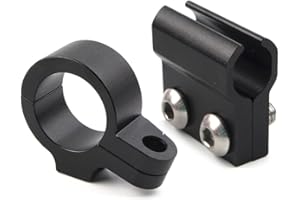 THREE T FSFY Supporto guida linea per morsetto cavo tubo freno anteriore moto nero per HONDA CR80R/85R, CR125R/250R, CRF150R-450R alluminio