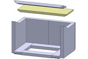 Heizgasumlenkplatte - Passend für Haas+Sohn Kaminöfen inkl. Modellübersicht - Schamottstein feuerfest & hitzebeständig - Kamin Ofen Zubehör [420x160x25 mm]
