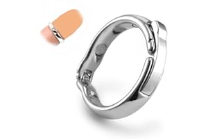 xzw-us Mesureur, Ring Sizer Doigt Ring Sizer Pour Anneau En Métal En Acier Argent Anneau Anneau Jouets Pour Me'n 23-29Mm
