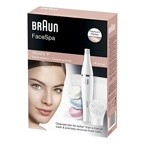 Braun Face Gesichtsepilierer und Gesichtsreinigungsbürste 851, rotgold/weiß - 5