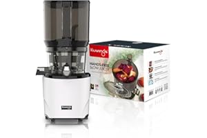 ‎KUVINGS Kuvings AUTO10S Entsafter – Pflegeleichter Slow Juicer mit 3L Fassungsvermögen und 200W Motor ideal für Obst, Gemüse und Smoothies. (Matt White) KHS-2571