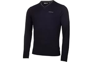 DKNY Mens 2023 V-Neck Soft Feel Durable Stretch Knit Sweater