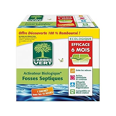 L'arbre vert Activateur Biologique pour Fosses Septiques 420 g