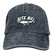 Produktbild Bite Me Funny Fishing Vintage Adjustable Denim Hat Trucker Cap ForAdult