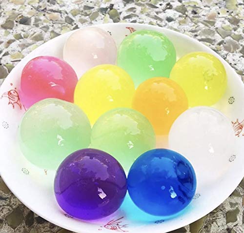 KIKAN 50 Grandi Perline magiche ad Acqua Orbeez UK Seller Jumbo, Cristallo, Multicolore, 12 mm