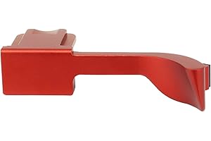 Haoge THB-QR Blitzschuh-Daumenauflage, aus Metall, für Leica Q2 Kamera, Rot