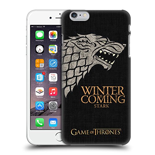 Official HBO Game of Thrones Stark House Mottos Hard Back Case for iPhone 6 Plus/iPhone 6s Plus