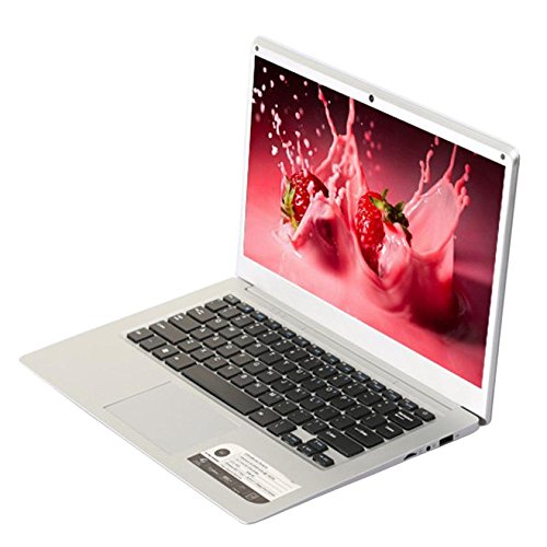 INTEL ATOM Quad-Core Laptop 14   Screen Display 1366 768pixel 4G 64G Windows10  Silver 