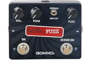 GOKKO GK-31 Fuzz Guitar Pedal, Octave Fuzz Overdrive Guitar Effects Pedal for Electric Guitar