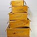 Produktbild Prezentscom Vintage Grocers Holzkisten-Set, ideal für rustikale Aufbewahrung und Moderne Dekoration, 5 Stück