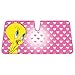 Produktbild Warner Bros Tweety Reflektierende Double Bubble Folie Jumbo zusammenklappbar Akkordeon Sonnenschutz für Auto Truck SUV vorne Windschutzscheibe Fenster wendbar Sonne Schatten Universal 71,1 x 147,3 cm BDK
