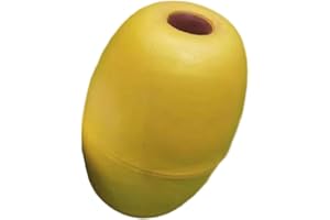 KiBcsLic ​Boya Flotante para Kayak – Forma de Aceituna – PVC Resistente – 12x17 cm – Ideal para Pesca, Remolque y Marcación – Incluye Orificio para Cuerda​