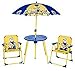 Price comparison product image Giftsbynet Kids Despicable Me Minions Mini Garden Furniture Set With Parasol 3-8 Years