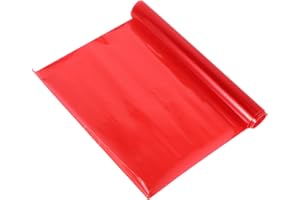 VORCOOL Film Teinté Voiture Film Teinté Phare Feux Anti-Brouillard Auto Adhesif Rouge Clair 30×120CM