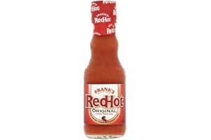 FRANK'S (MARINADES & SAUCES) Franks Red Hot Cayennepfeffer Sauce Original (148ml) - Packung mit 2