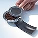 Produktbild Permanent Kaffepad Wiederbefüllbar für Philips Senseo Kaffeepad-Maschinen / Für HD7810 HD7811 HD7812 geeignet / mit Halter / befüllbar mit Pads oder losem Kaffee / Spülmaschinenfest / schwarz-silber (HD7810 HD7811 HD7812)