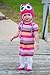 Mary Jane Baby Girl Tights - Classic Collection - Anti-slip - Baby Emporio -6-12 Months - Fabulous Fuchsia