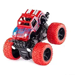 Monster Car 004321MOC Truck Cars Push and Go Toy Trucks Friction Powered Cars for Kids Best Gift Car Toy with Heavy Rubber Tires Multicolor (Pack of 1)