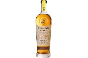 Smiling Wolf Spiced | Feel Good | Alcohol Alternative | Functional Alcohol Free Rum | Mood Enhancing Spirit with Natural Nootropics & B Vitamins | Premium Non Alcoholic | 700ml Bottle