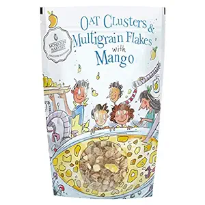 Monsoon Harvest Oats Clusters & Multigrain Flakes with Mango, 350 g