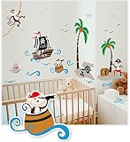 Traumhaftes Wandtattoo „Piraten“ DDS70 perfekt fürs Kinderzimmer - 3