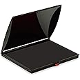 Veltec Premium Quality Felt Rubber Stamp Ink Pad, Large 5" x 7", Durable Lightweight (Black)
