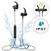 Produktbild Bluetooth Kopfhörer In Ear, Mpow S10 IPX7 Wasserdicht Sport Kopfhörer, 8-9 Stunden Spielzeit/Dreiband-EQ/Mikrofon, Sportkopfhörer Joggen/Laufen /Fitness, Magnetisches Headset für iPhone Android
