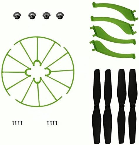 NICEKER Syma X5HW X5HC Spare Parts Main Blade Propellers &amp; Propeller Protectors Blades Frame &amp; Landing Skid Included Mounting Screws