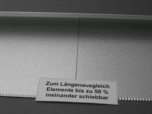 Schneckenzaun Typ 2, 25 cm hoch, 100 cm lang, Metall mit doppeltem Korrosionschutz - 4