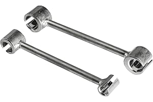 HEXINYIGJLY Juego de 2 herramientas para ajustar bisagras de puerta, llave para ajuste de bisagras, llaves de 14-19/23-25 ​​mm para ajuste de holgura de bisagras, herramienta para ajustar bisagras de puerta