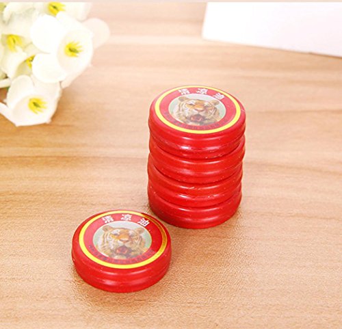 WalshK 10pcs Tiger Balsam-Öl QingLiangYou Kopfschmerzen carsickness Juckreiz Relief-Salbe - 2