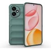 Aksesuarcim Honor 400 ile Uyumlu Kılıfı Silikon Yumuşak Esnek Mat Kamera Lens Korumalı İnce Kapak Etnik Koyu Yeşil