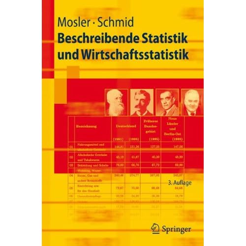 [PDF] Download Beschreibende Statistik und Wirtschaftsstatistik (Springer-Lehrbuch) Kostenlos