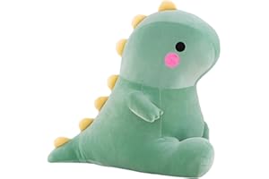 Zaloife Kuscheltier Dinosaurier Grün, Plüschtier Dino 25 cm, Stofftier Dinosaurier, Plüsch Dino Kissen Puppe Geschenk für Fans Kinder