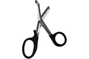 GENERIC Tijeras Enfermeria -Tijeras Punta Roma-Tijeras Vendaje para la Enfermera en Apuros, Tijeras Medicas con ángulo especial-Regalo Accesorios y Salvabolsillos Enfermeria