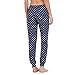 Lounge & Sleep Womens Navy Polka Dot Cuffed Pyjama Bottoms 14