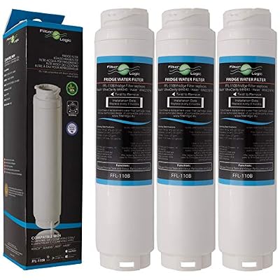 FilterLogic 3x FilterLogic FFL-110B Filtre à eau compatible aux UltraClarity 00740560 , 740560 / 644845 pour BOSCH SIEMENS NEFF MIELE HAIER Hotpoint Ariston frigo américain - Ultra Clarity 9000733786 VIB-Z4500W0