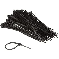 Sourcing Map Nylon-Kabelbinder 3 Mm, 8 Cm, 1000 Stück – Selbstsichernd Für Kabelmanagement & Garten