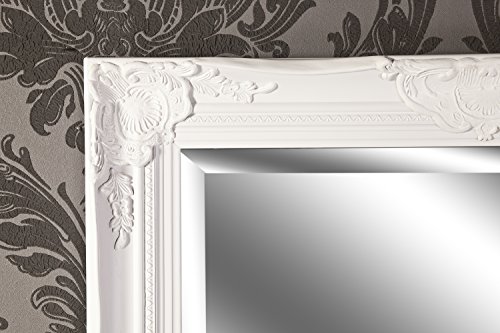 Spiegel Wandspiegel Badspiegel ELISABETH Weiß Barock-Stil 150 x 60 - 3