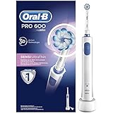 Oral-B Pro 600 Sensi-Clean - Cepillo de dientes eléctrico con tecnología Braun