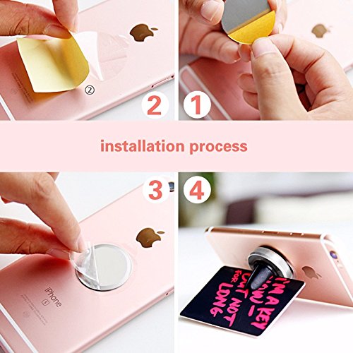 Jellico Supporto Magnetico Auto Universale bocchetta aria, Supporto in alluminio con rotazione di 360 Â° , Supporto da auto per iPhone 6/ 6 Plus/ Galaxy S6/S6 Edge e tutti gli altri smarphones/GPS...